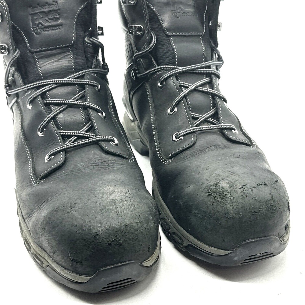 Timberland Pro Men's Hypercharge 6" Comp Toe Waterproof Boot Black - Size 13M - Picture 2 of 11